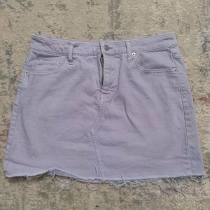 Wild Fable Lavender Jean Skirt